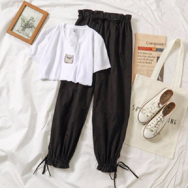 Two piece set tracksuit women summer clothes for women new Korean